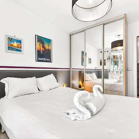Royal Monceau Menton, Plein Centre, Terrasse Apartment Menton